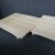 RattanArt Podgłówek osikowy zbijany 310x400x80mm Jasne drewno