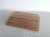 RattanArt Podgłówek osikowy owalny thermo 345x255x80mm Ciemne drewno