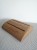 RattanArt Podgłówek osikowy owalny thermo 345x255x80mm Ciemne drewno
