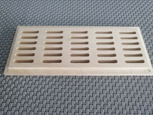 RattanArt Kratka wentylacyjna osikowa 315x130x20mm Jasne drewno