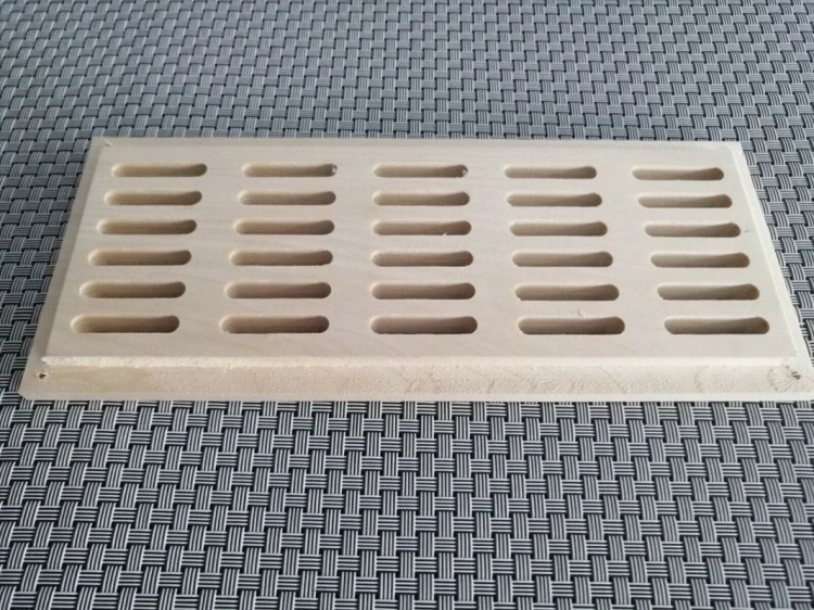RattanArt Kratka wentylacyjna osikowa 315x130x20mm Jasne drewno