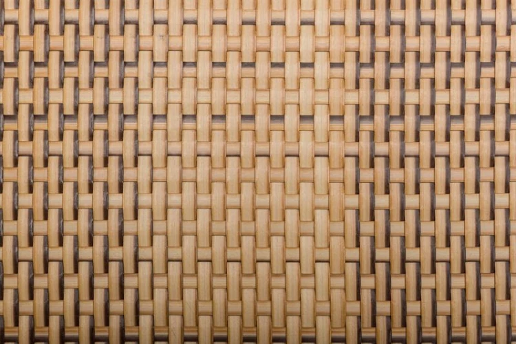 RattanArt Donica ogrodowa technorattanowa 70x38x40cm Słomkowy RD08