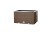 RattanArt Donica ogrodowa technorattanowa 108x39x43cm Miodowy brąz RD13