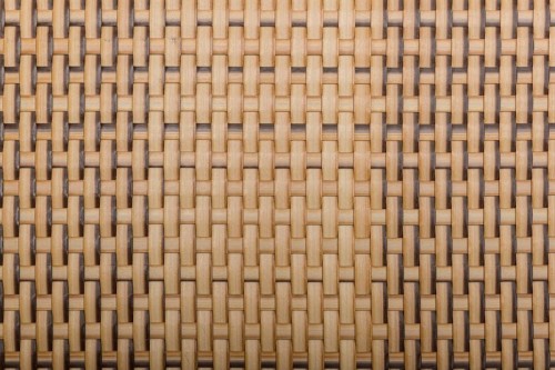 RattanArt Donica ogrodowa technorattanowa kwadratowa 46x46x46cm Słomkowy RD08