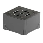 Narożnik do odwodnienia liniowego ACO Hexaline 2.0 12,5x12,5x7,8 cm Czarny