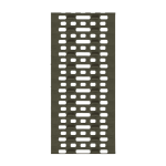 Kanał odwodnieniowy z rusztem ACO EasyLine 100x12x9 cm Czarny