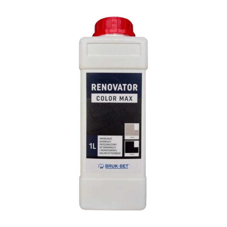 Impregnat barwiący Bruk-Bet Renovator Color-Max 1L – Biały